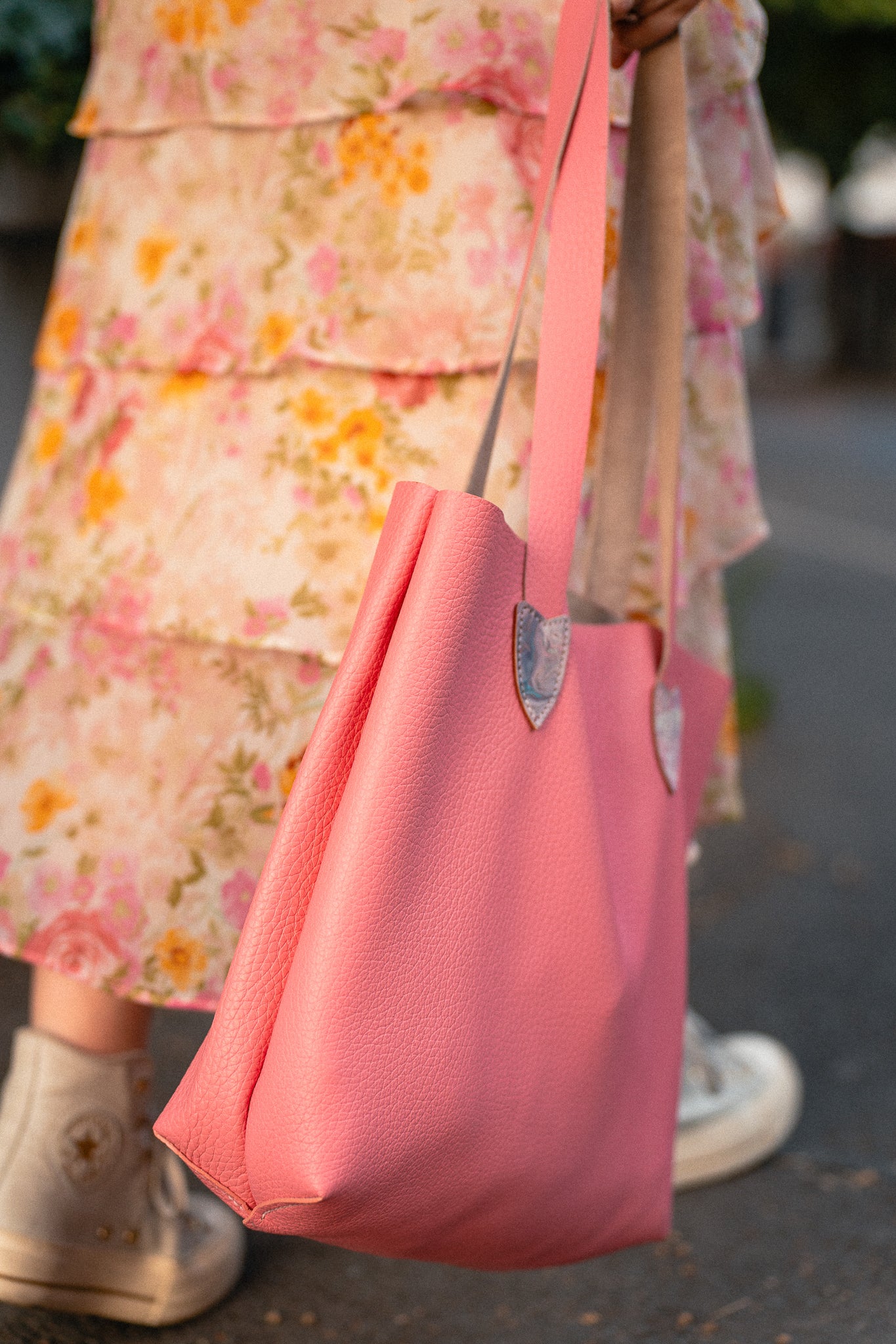 The Studio Tote — Pink Echo