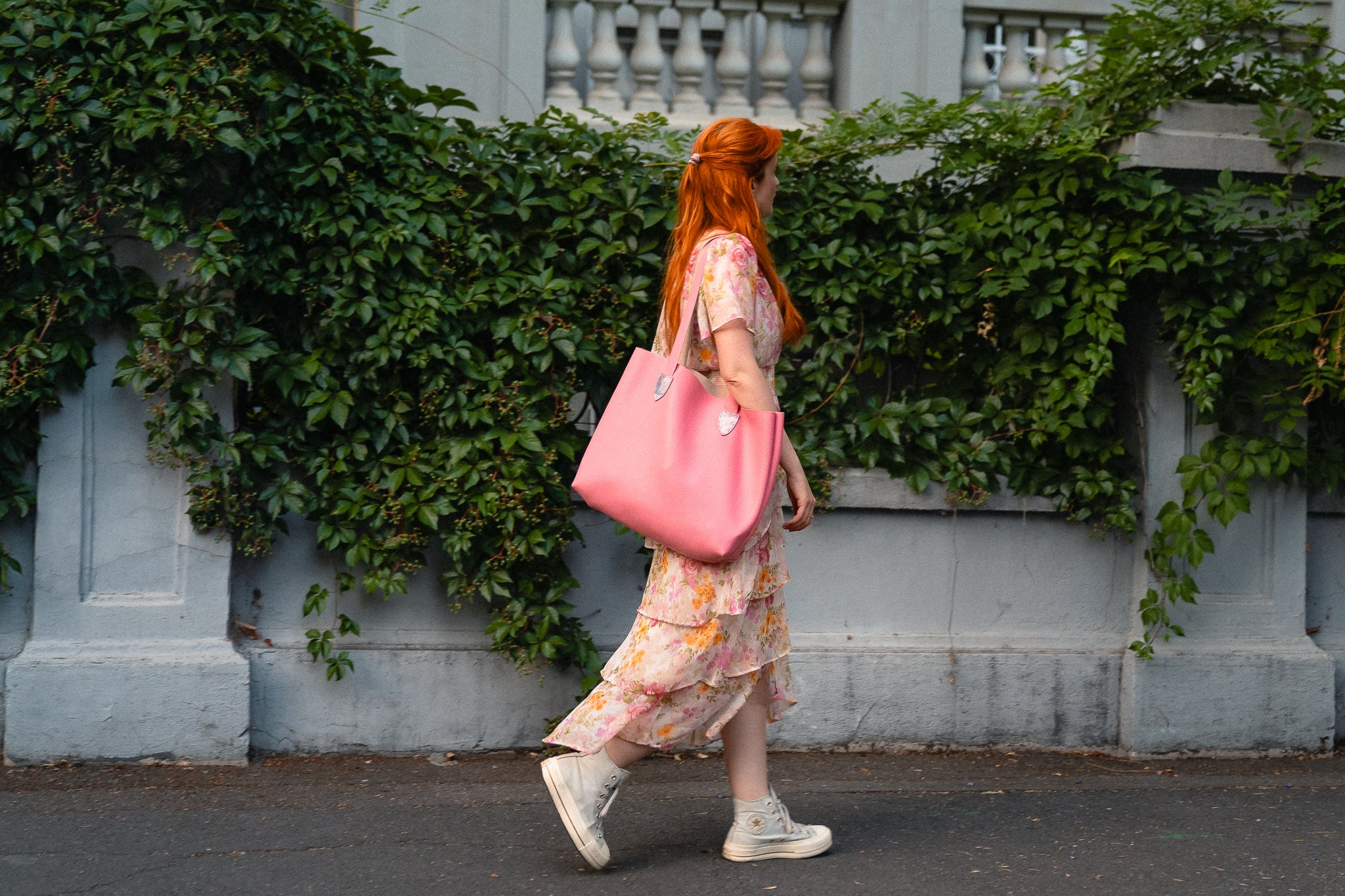 The Studio Tote — Pink Echo
