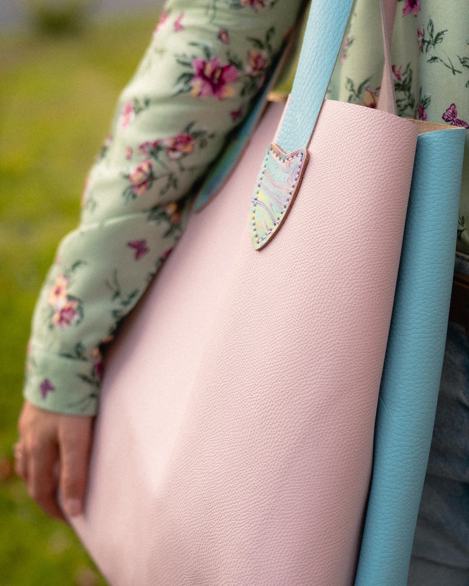 The Studio Tote — Blue Rhythm - Handcrafted Goods Studio