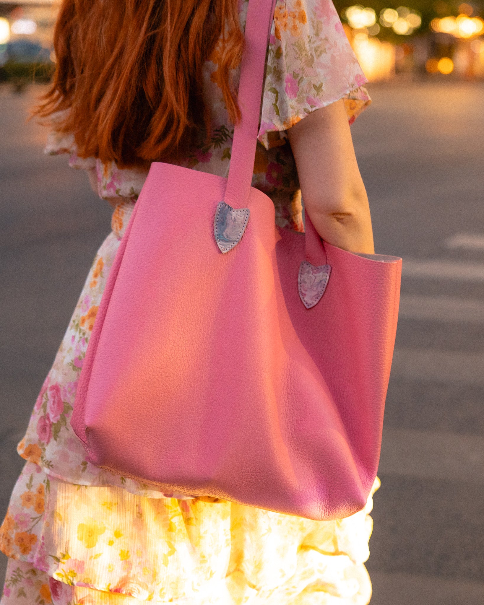 The Studio Tote — Pink Echo - Handcrafted Goods Studio