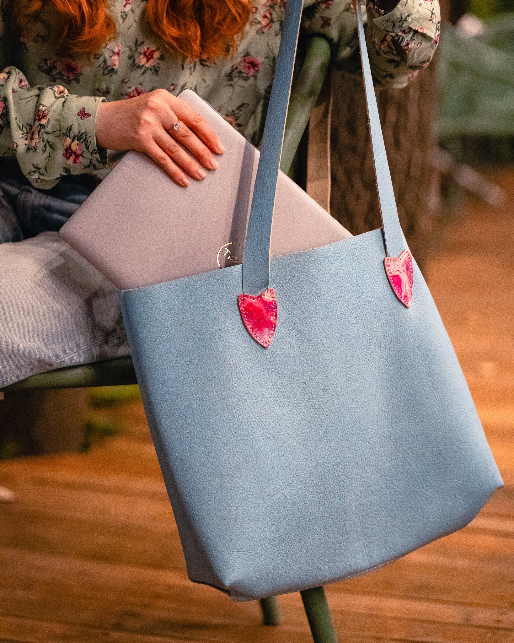 The Studio Tote — Soft Horizon - Handcrafted Goods Studio